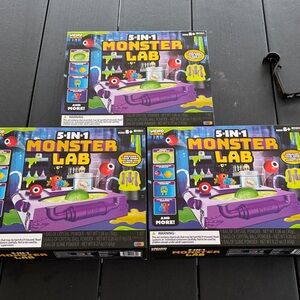 🫶🏼NWT (Bundle of 3) 5-in-1 Monster Lab Kids Toy age 8+